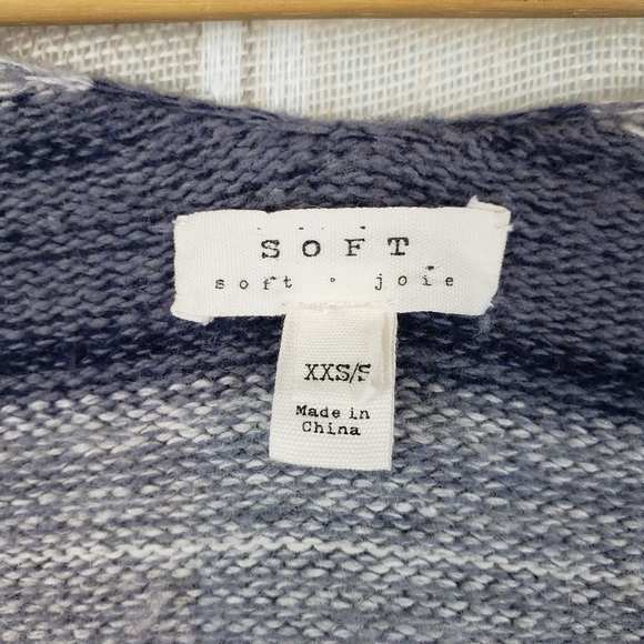 Soft Joie Olynn Blouse Poncho in Nocturne Multi Wool Blend‎ Size XXS/S - Picture 11 of 13